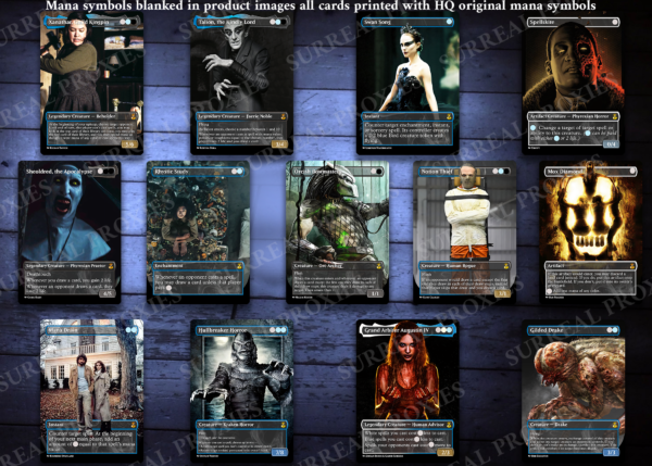 Horror Movie MTG Commander Upgrade Kit – 20 Custom Alt Art Proxies ...